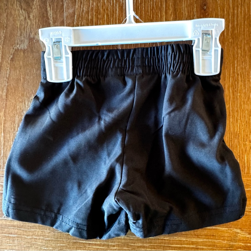 NWT tan & black New Balance 2 piece shorts set 12M - Picture 7 of 10